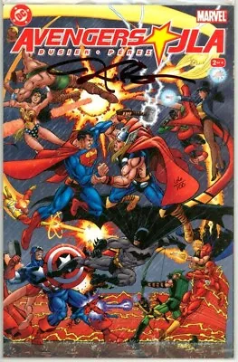 Buy Avengers Jla #2 Dynamic Forces Signed Kurt Busiek Df Coa Ltd 100 Marvel Comics • 32.95£
