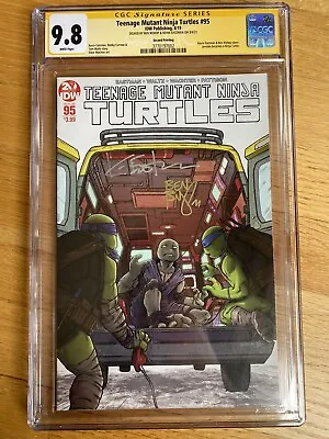 Buy Teenage Mutant Ninja Turtles 95 2nd Print - CGC 9.8 - 2x Signed - Jennika • 125.71£