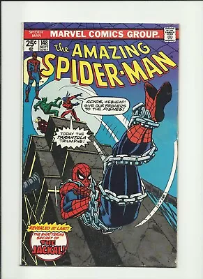 Buy Marvel- Amazing Spider-Man 148 Fine- Gil Kane John Romita Jackal Gwen Stacy 1975 • 11.81£