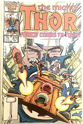 Buy Thor # 371. 1st Series. Key 1st Justice Peace September 1986.  Marvel. Fn- • 8.99£