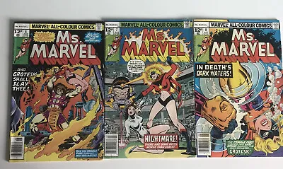 Buy MS MARVEL Vol 1 #6, 7, 8 Marvel 1977. Marvel Comics Marvels Movie • 14.99£