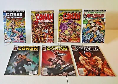 Buy Conan The Barbarian #24 Conan Barbarian #1 REPRINT Savage Sword Red Sonja Lot!!! • 89.62£