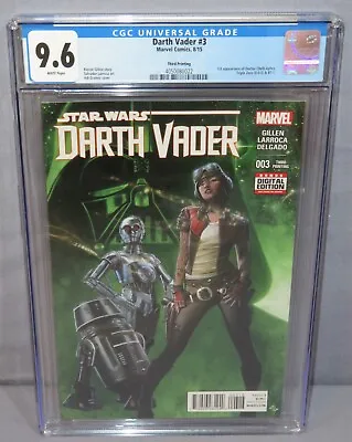 Buy Star Wars DARTH VADER #3 (Doctor Aphra 1st App, 3rd Print Variant) CGC 9.6 2015 • 220.84£