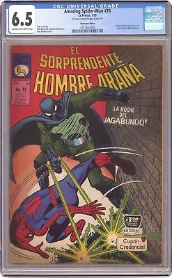 Buy El Sorprendente Hombre Arana Amazing Spider-Man #97 CGC 6.5 1970 4157853006 • 276.21£