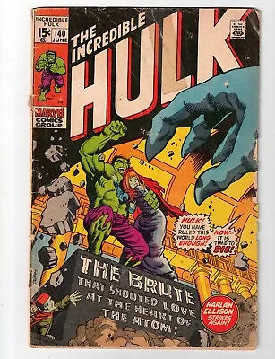 Buy The Incredible Hulk #140 Marvel Comics Poor FAST SHIPPING! • 7.20£