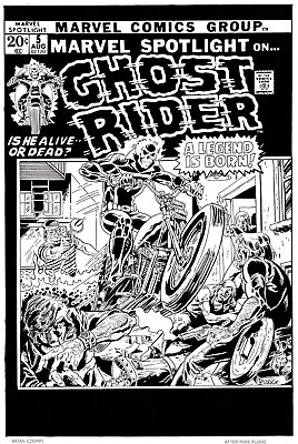 Buy Marvel Spotlight On #5 Ghost Rider Cover Re-creation • 217.74£