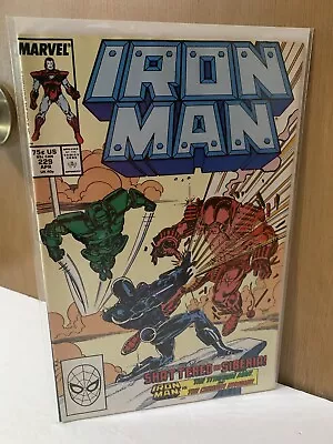 Buy Iron Man 229 🔑1988 Armor Wars Pt 5🔥VS Titanium Man & Crimson Dynamo🔥VF+ • 10.40£