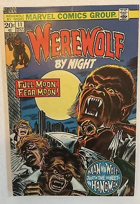 Buy  Werewolf By Night #11 ~ 1973 Marvel ~ Full Moon ~ 1st Hangman ~ Vg (4.0) • 4.79£