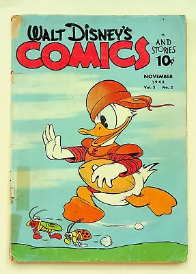 Buy Walt Disney's Comics And Stories Vol. 3 #2 (#26) (Nov 1942, Dell) - Good- • 87.94£