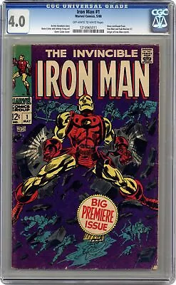 Buy Iron Man #1 CGC 4.0 1968 1214965011 • 380.21£