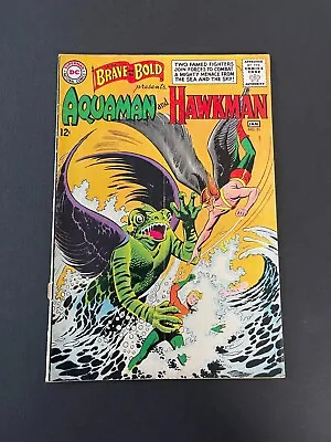 Buy Brave And The Bold #51 - 1st Team-up Of Aquaman And Hawkman (DC, 1964) Fine- • 25.64£