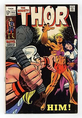 Buy Thor #165 VG+ 4.5 1969 1st Full App. Adam Warlock • 107.94£