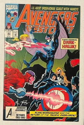 Buy Avengers West Coast #93 1993 Marvel Comic Book • 1.91£