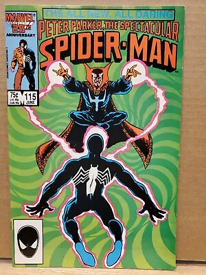 Buy Spectacular Spider Man 115 Key Issue Doctor Strange Cameo Of Foreigner 1986 • 3.95£