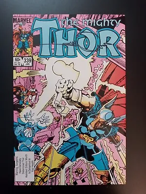 Buy Thor #339 SIGNED By WALT SIMONSON (Marvel, 1984) NM 1st App Stormbreaker • 24.12£