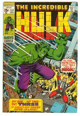 Buy Incredible Hulk #127 5.0 // 1st Appearance Of Mogol Marvel Comics 1970 • 35.48£
