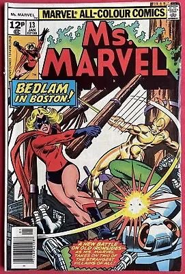 Buy Ms Marvel #13 (1978) 1st Appearance Golden Blade & Sapper UK Price Variant • 5.50£