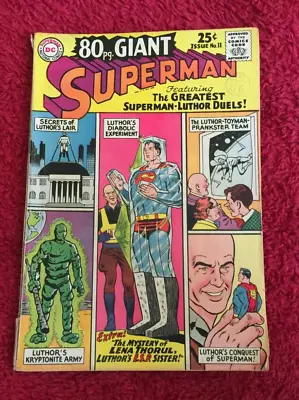 Buy Free P & P;80-Page Giant #11, Jun 1965: Superman Vs. Luthor! • 7.99£