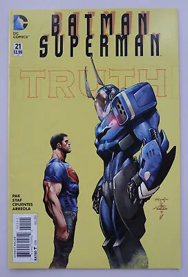Buy Batman Superman #21 - 1st Printing - DC Comics August 2015 F/VF 7.0 • 4.45£