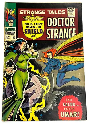 Buy VINTAGE 1966 Strange Tales #150 Silver Age Comic, Dr. Strange/Nick Fury, FN/6.0 • 15.04£