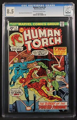 Buy Human Torch #6 - Marvel 1975 - Cgc Slabbed - Vf+(8.5) • 66.09£