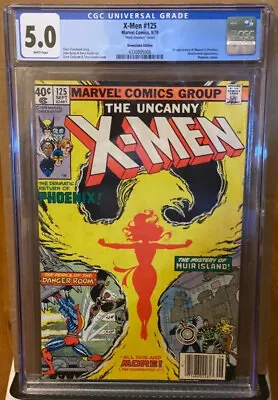Buy Uncanny X-men #125 Mark Jewelers 1st Appearance Of Mutant X Cgc 5.0 White Pages • 63.95£