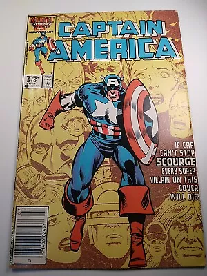 Buy Captain America #319 Classic Scourge Story Marvel 1986 • 5.62£