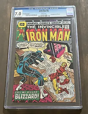 Buy 💥 Iron Man V 1 # 86 1976 CGC 7.0 30¢ PRICE VARIANT 1st Appearance Blizzard 💥 • 31.70£