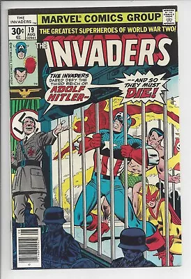 Buy Invaders #19 NM- (9.0)1977 - Romita Sr Clas-sick Adolf Hitler Cover • 23.83£