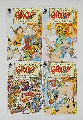 Buy Sergio Aragones' Groo: Gods Against Groo #1-4 VF/NM Complete Series Set 2 3 • 17.34£