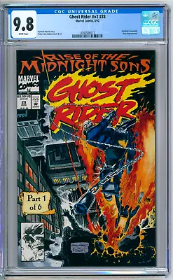 Buy Ghost Rider 28 CGC Graded 9.8 NM/MT Marvel Comics 1992       B • 79.69£
