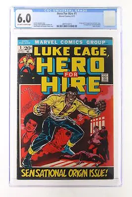 Buy Hero For Hire #1 - Marvel Comics 1972 CGC 6.0 Origin And 1st Appearance Of Luke  • 215.86£