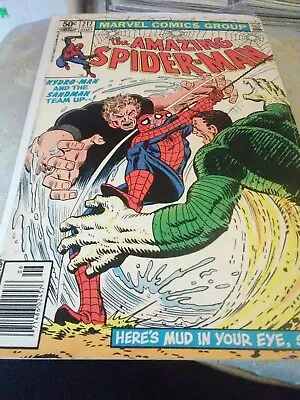 Buy Amazing Spider-Man #217, Newsstand, Sandman & Hydro-Man Merge To Mud-Thing, 1981 • 14.07£