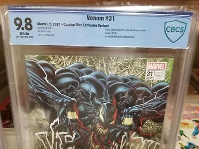 Buy Venom #31 NM/M 9.8 ⛓️Comics Elite Exclusive🔥Hulk #345 Homage⛓️Kyle Hotz CBCS • 55.24£