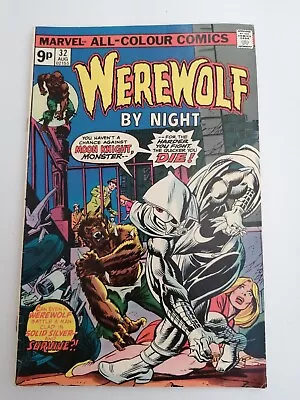 Buy Werewolf By Night #32 - Marvel 1st Appearance Of Moon Knight - 1975 • 1,000£