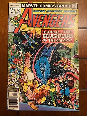 Buy Avengers #167 - Higher Grade - Key Issue - 1st Meeting Between Avengers & GOTG • 13.44£