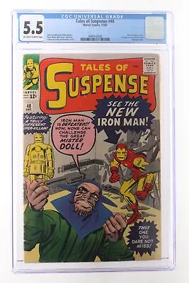 Buy Tales Of Suspense #48 - Marvel Comics 1963 CGC 5.5 New Iron Man Armor • 367.48£
