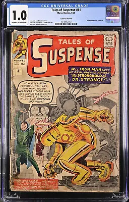 Buy TALES OF SUSPENSE # 41 CGC 1.0 COMIC - 3rd Appearance Of Iron Man • 248£