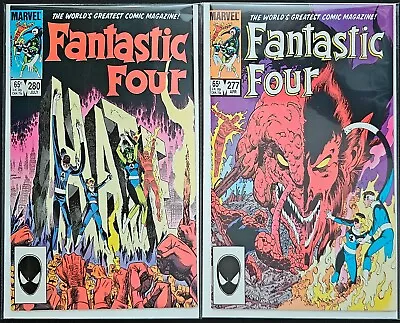 Buy Fantastic Four #277 & 280 1985 Marvel Comics NM Free Shipping! • 10.39£