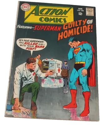 Buy ACTION COMICS # 358 JAN 1968 DC SILVER AGE SUPERMAN, NEAL ADAMS COVER Supergirl • 16.08£