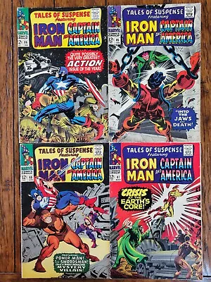 Buy Marvel Tales Of Suspense #85 #86 #87 #88 - Mid-Grade Captain America & Iron Man • 51.62£