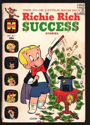 Buy Richie Rich Success Stories #1 1964- Little Dot- Little Lotta -Giant VG- • 71.62£