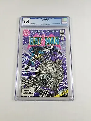 Buy Batman #363 (1983) - CGC 9.4 NM - First Appearance Of Nocturna - 1st App - Key • 66.02£