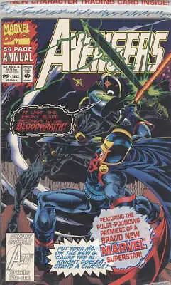 Buy Avengers Annual #22 - Marvel - 1993 - In Original Sealed Bag W/ Trading Card • 5.95£