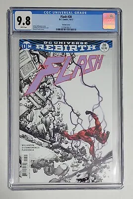 Buy Flash #28 (DC 2017) CGC 9.8, Howard Porter Variant Cover, Free Shipping! • 53.60£