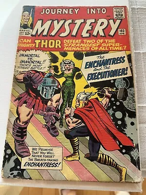 Buy Thor Journey Into Mystery #103 APR  1964 1st App. Enchantress, Executioner • 119.93£