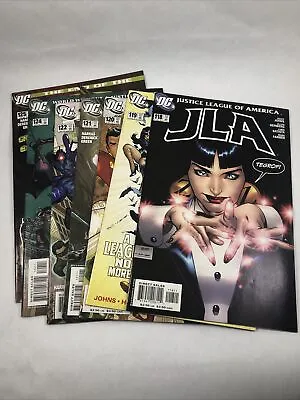 Buy Justice League Of America JLA Lot Of 7 Geoff Johns Dc Comics 118 - 122 124 125 • 10.77£