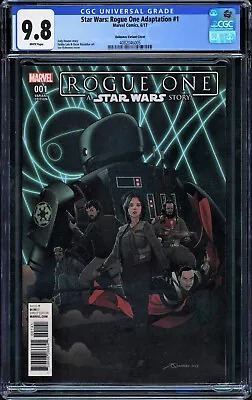 Buy Star Wars Rogue One Adaptation #1 CGC 9.8 2017 Marvel Quinones Variant 1:10 • 110.64£