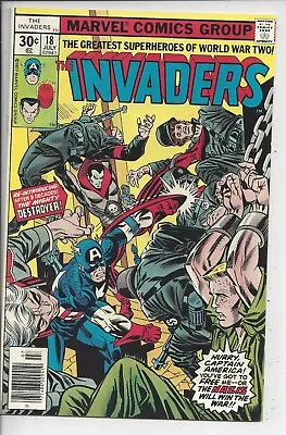 Buy Invaders #18 VF(8.0) 1977 - Kane Cover - 1st Destroyer • 11.95£