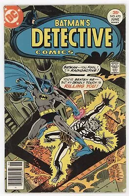 Buy Batman Detective Comics 470 DC 1977 VG FN Jim Aparo Doctor Phosphorus • 12.15£